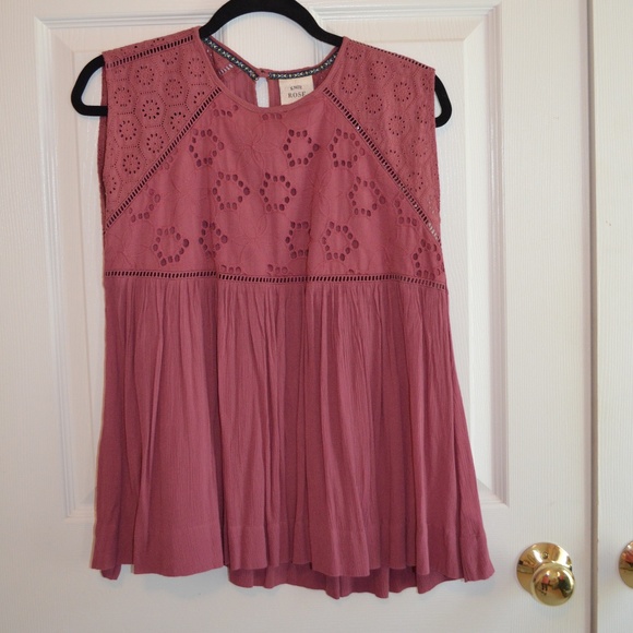 Lace Detail Swing Top - Picture 1 of 4